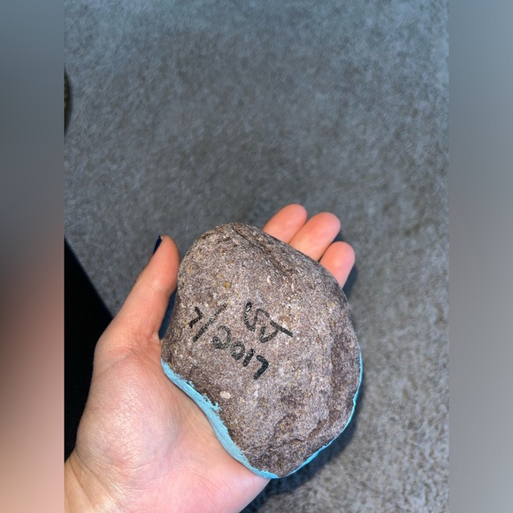 HAND PAINTED ROCK - Picture 3 of 5